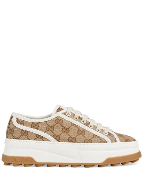 gucci women's canvas shoes|gucci gg canvas sneaker.